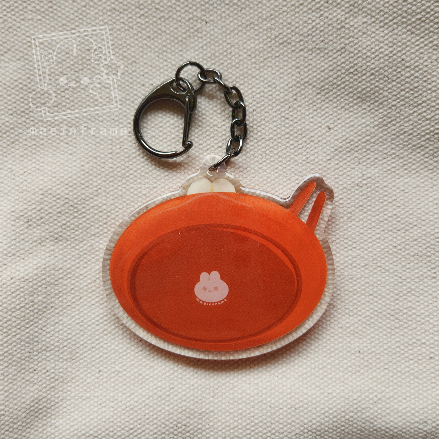 bento buns | epoxy keychain