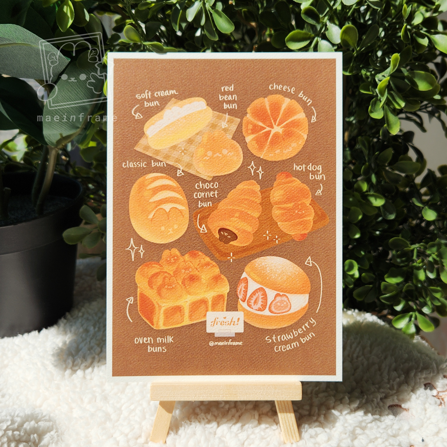 buns on buns | 5x7in print