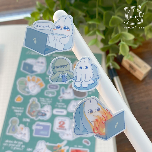 Software engineering things | 4x6in sticker sheet