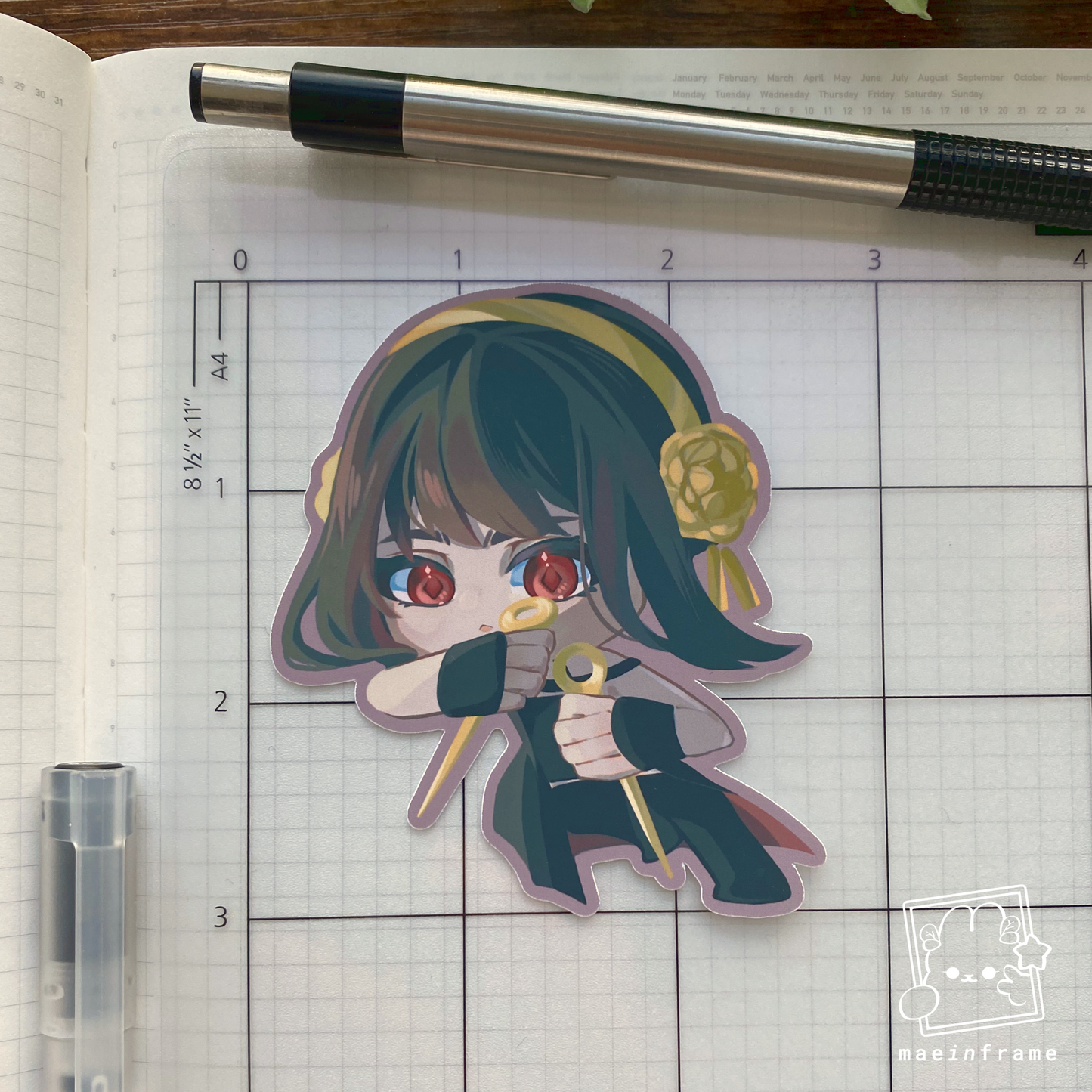 Smol thorn princess | 3x2.6in sticker