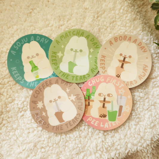 a drink a day | 3" stickers