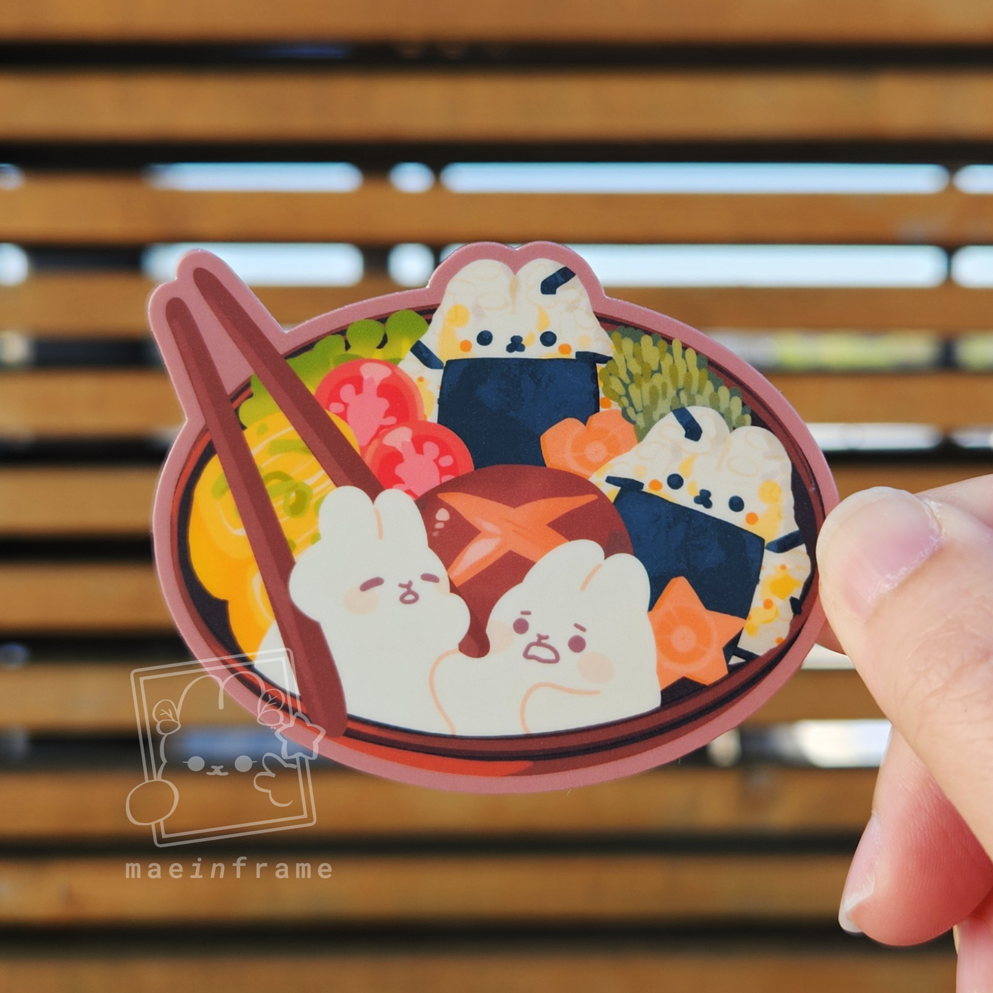 bento bun | 2.8" sticker