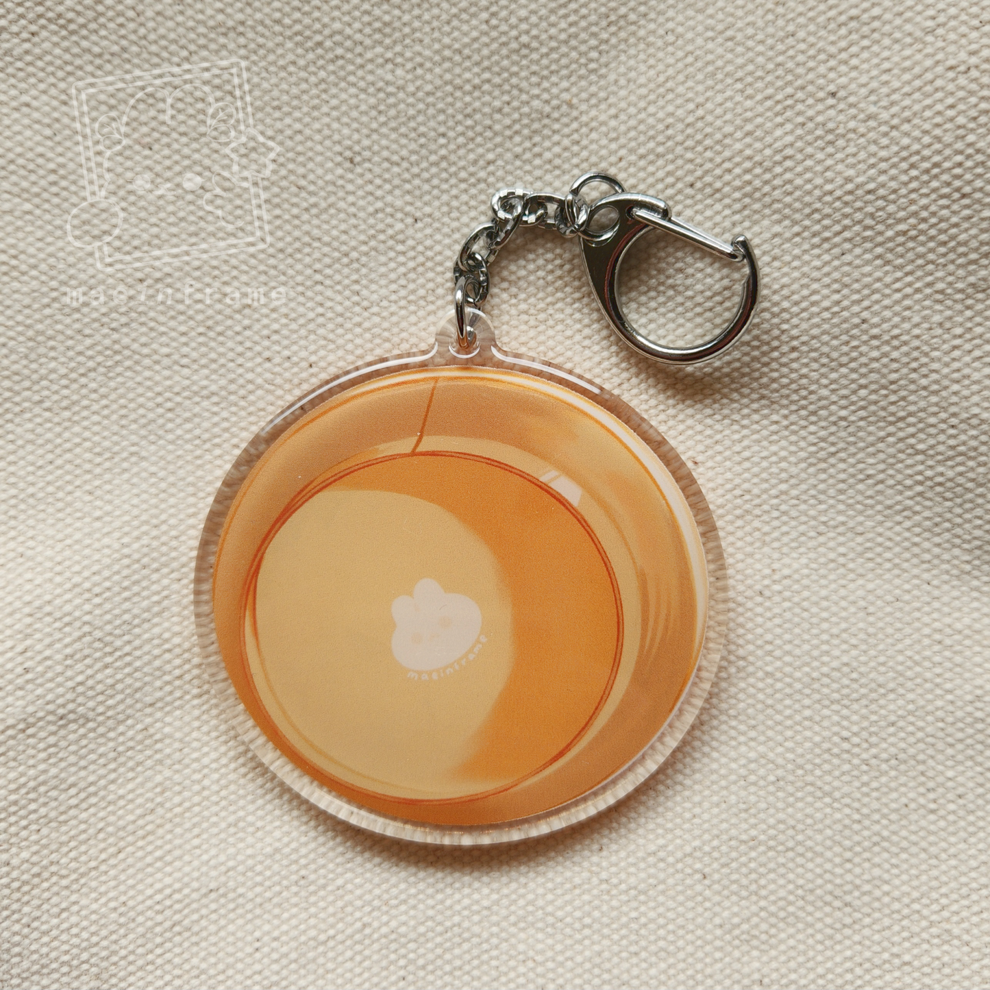 bibimbap buns | epoxy keychain