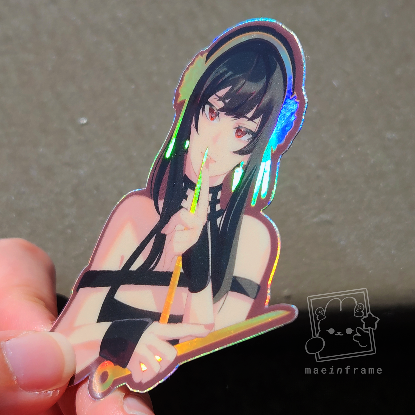 big thorn princess | holographic 3" sticker