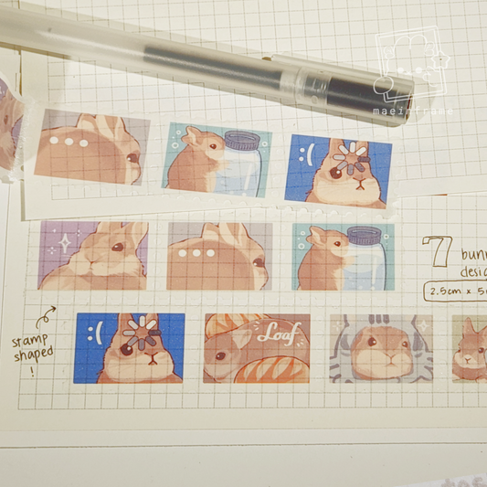 bunny moments | stamp washi tape