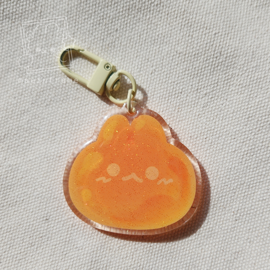 classic bun | epoxy keychain