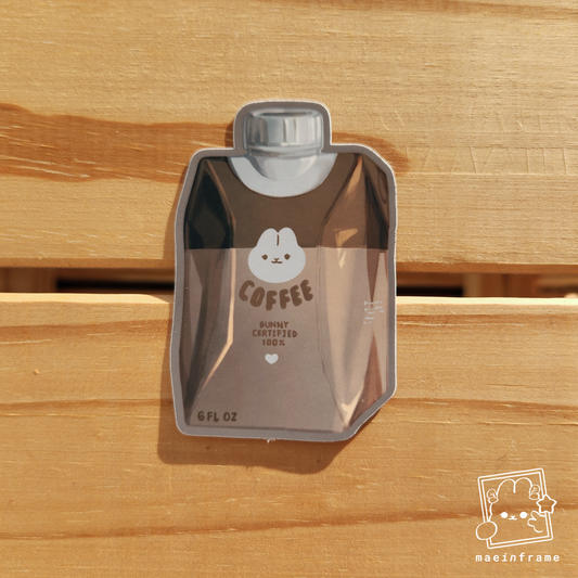 Coffee box | 3x2.4in sticker