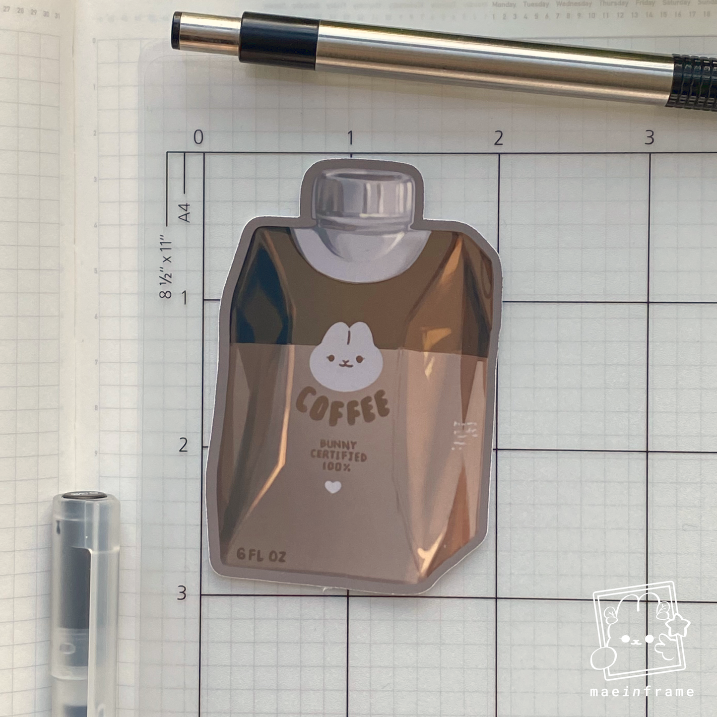 Coffee box | 3x2.4in sticker