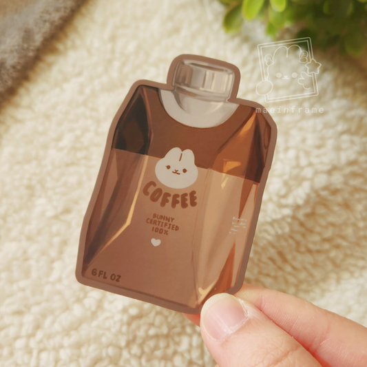 coffee box | 3" sticker