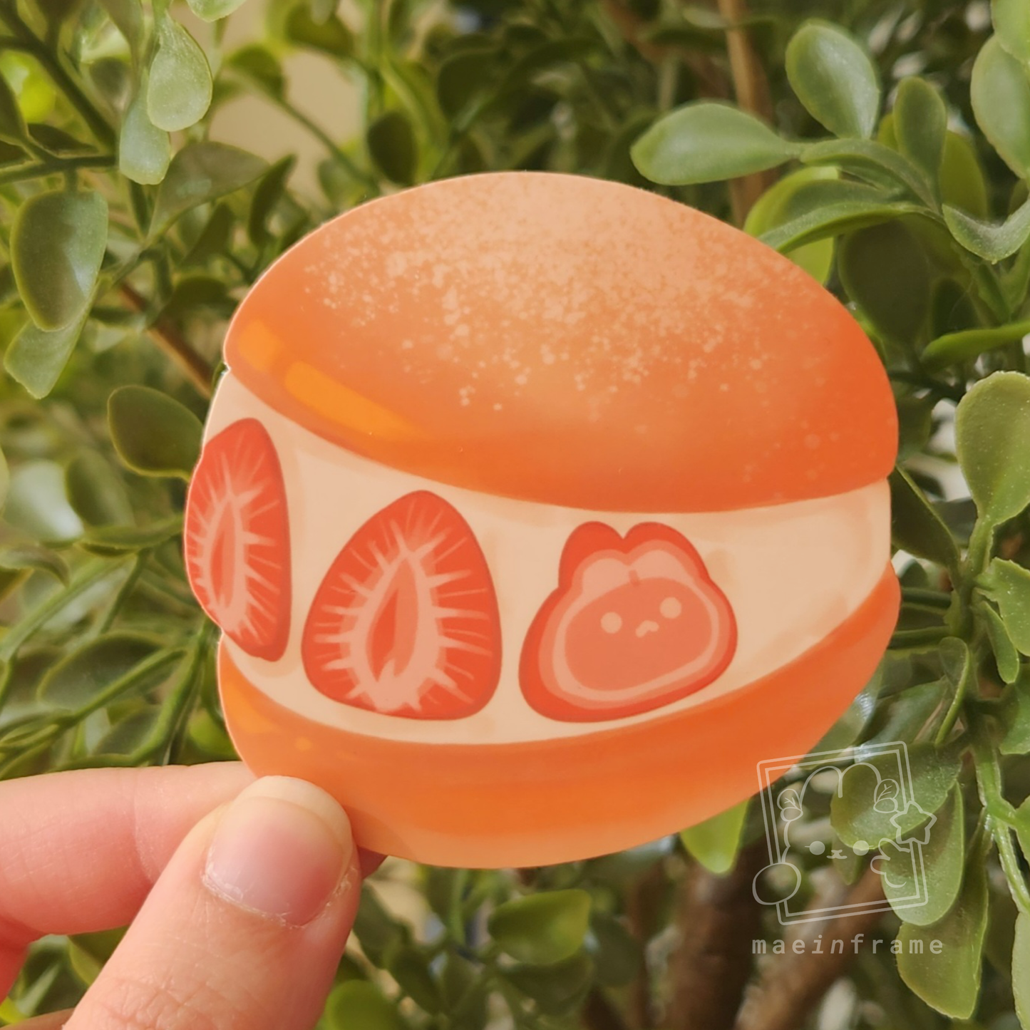creme bun | 2.6" sticker