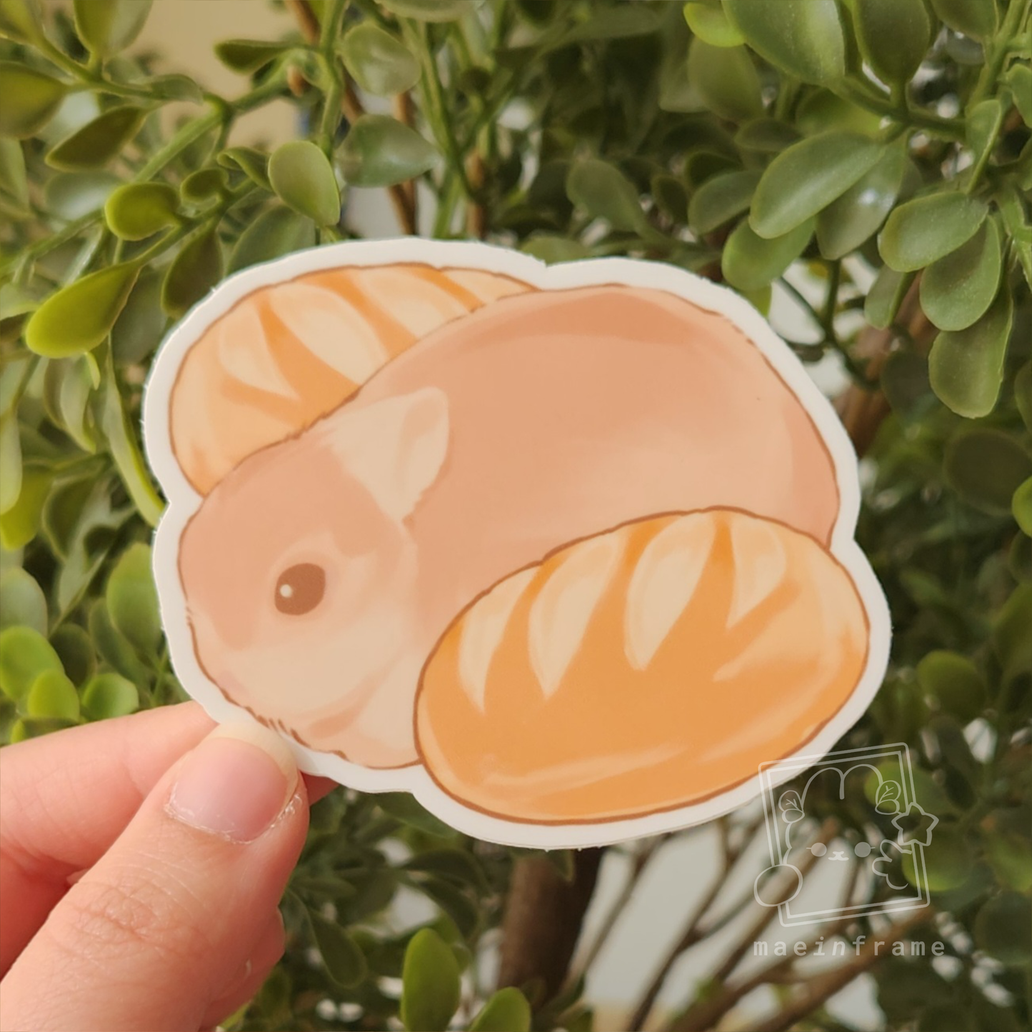 bun loaf | 3" sticker