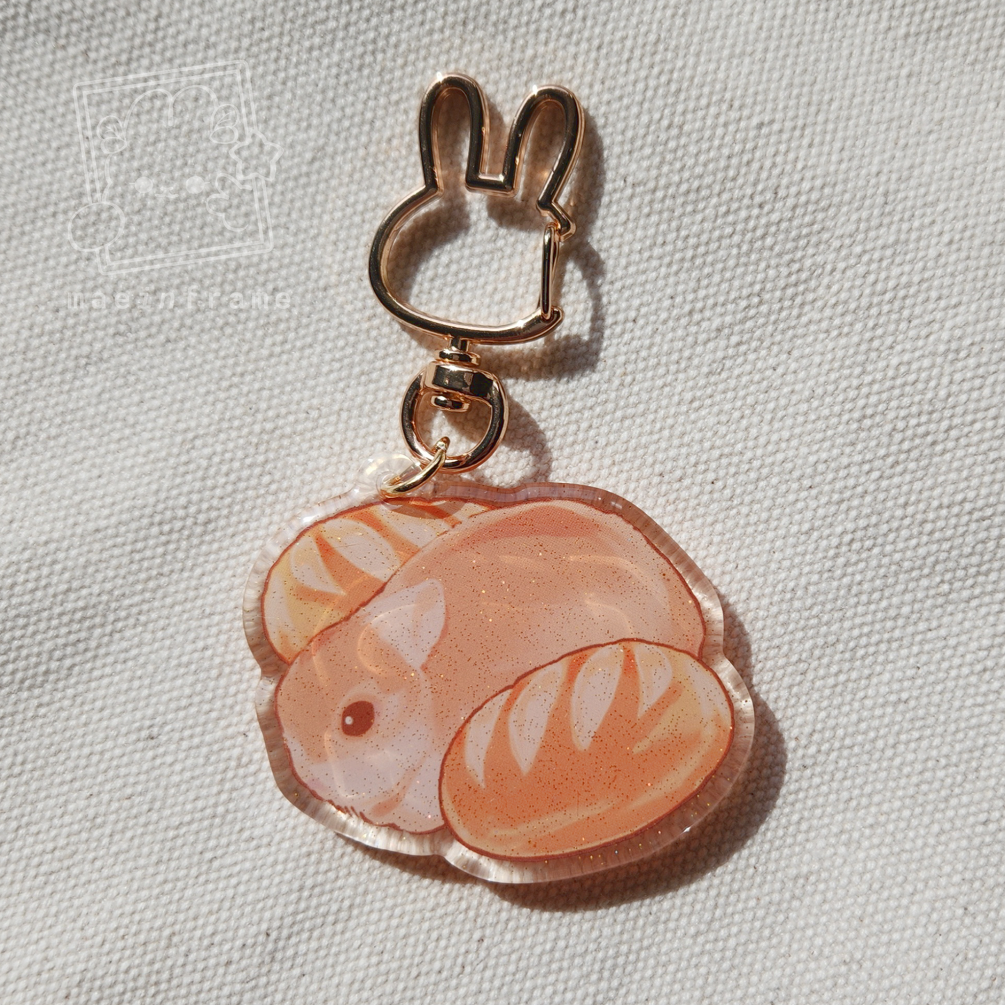 loaf bun | epoxy keychain