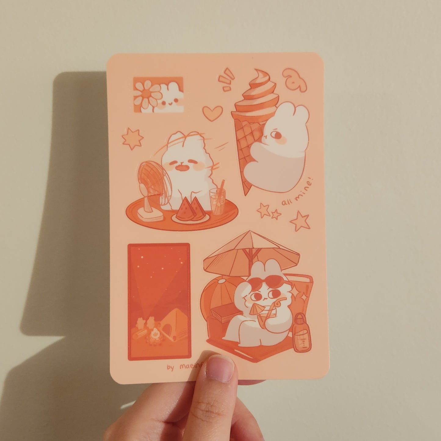 warm summer vibes | sticker sheet