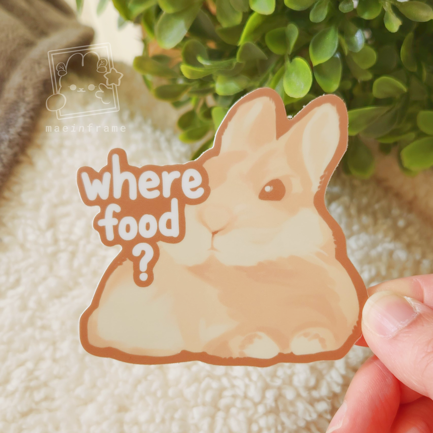 where food | 3" sticker
